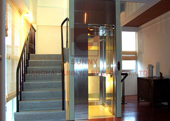 0,5m/S SS304 Private Modern Residential Elevator Kapasitas 400kg